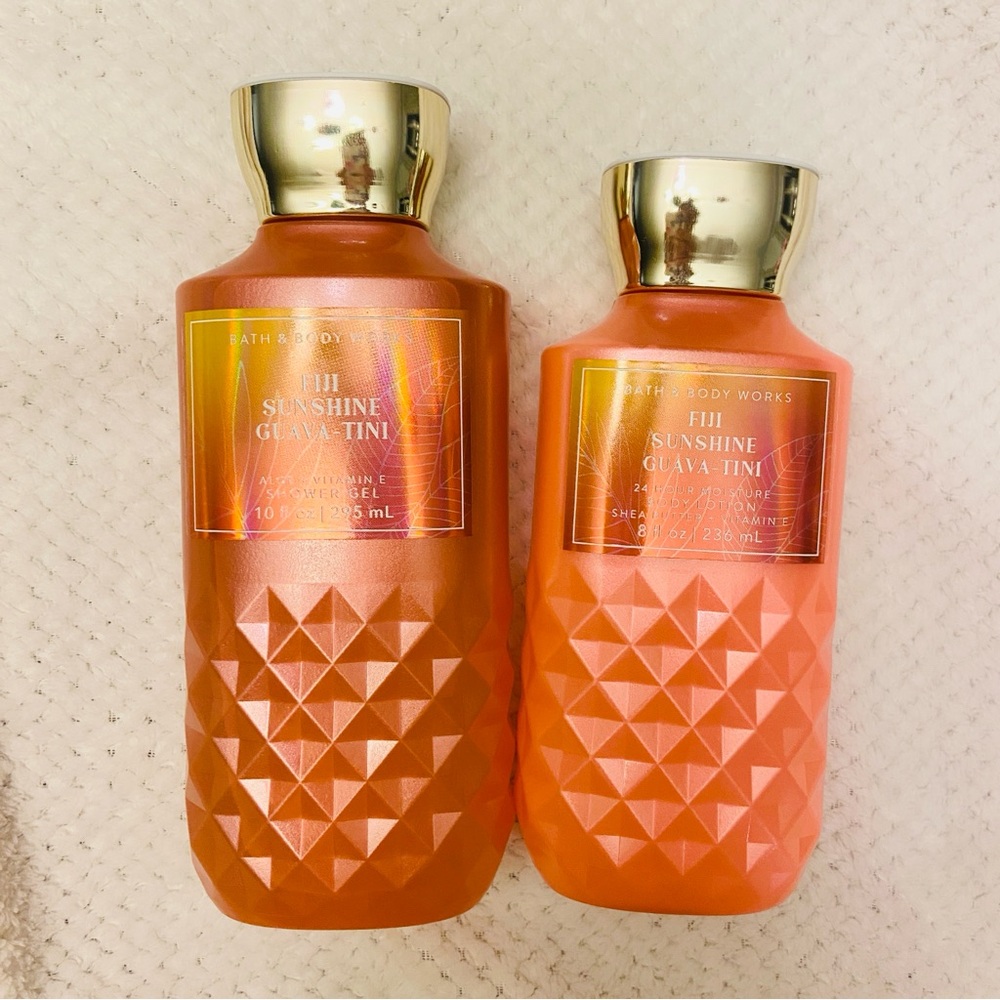 Bath and Body Works Fiji Sunshine Guava-tini Shower Gel and Lotion